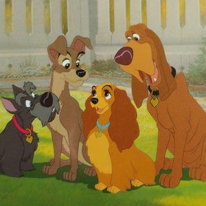Disney Lithographs - Lady and the Tramp 1994